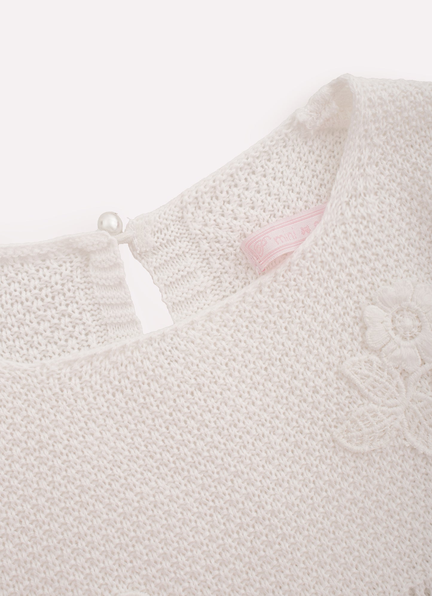 Vestido Tricot Rendado Babados Tule Gripir