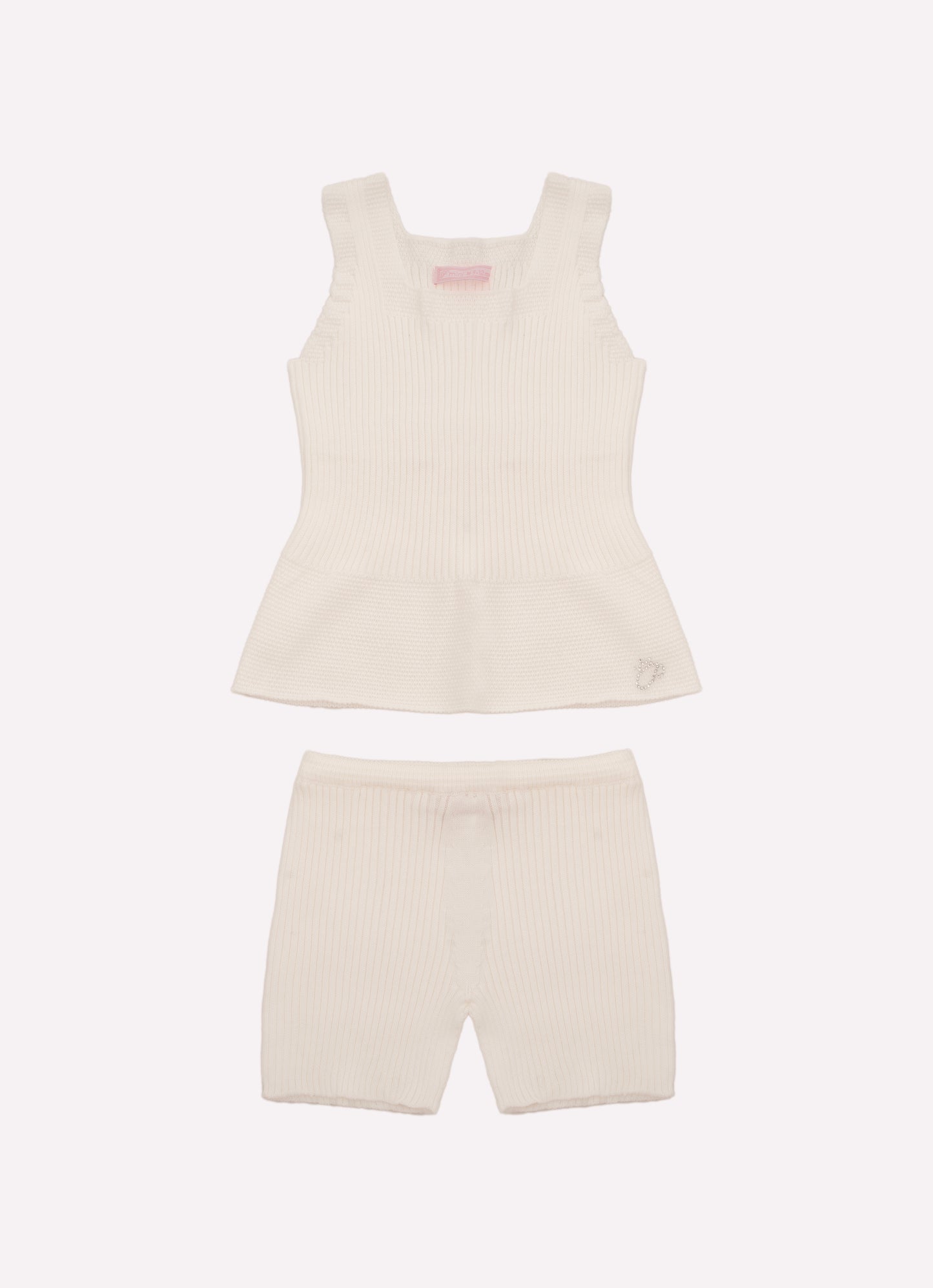 Conjunto Tricot Sem Costura Canelado Pmini