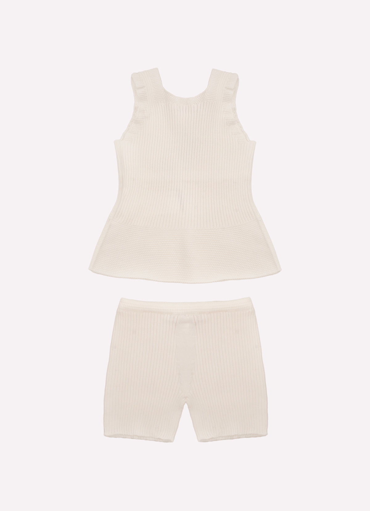 Conjunto Tricot Sem Costura Canelado Pmini
