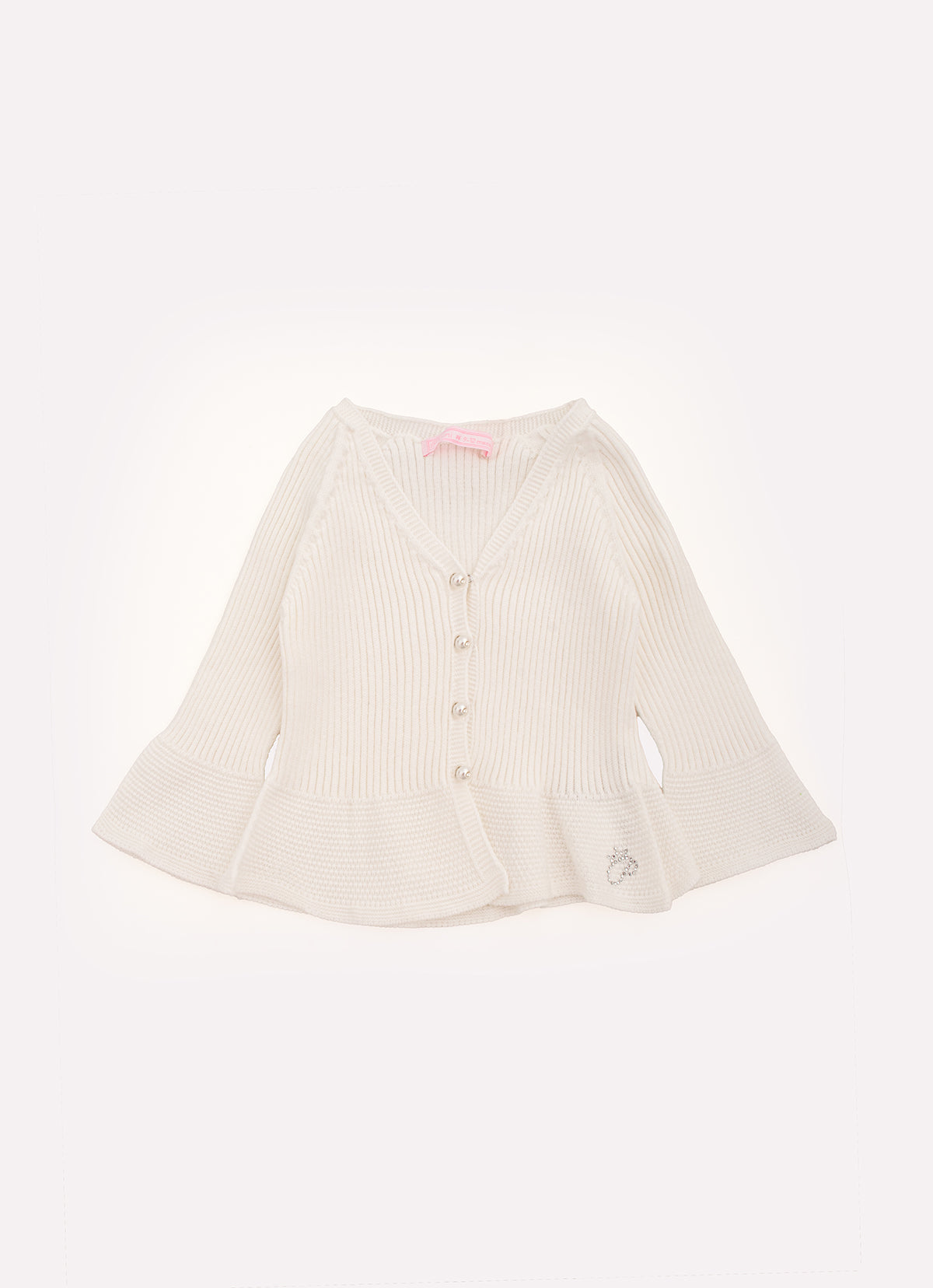 Casaqueto Tricot Canelado Sem Costura Pmini