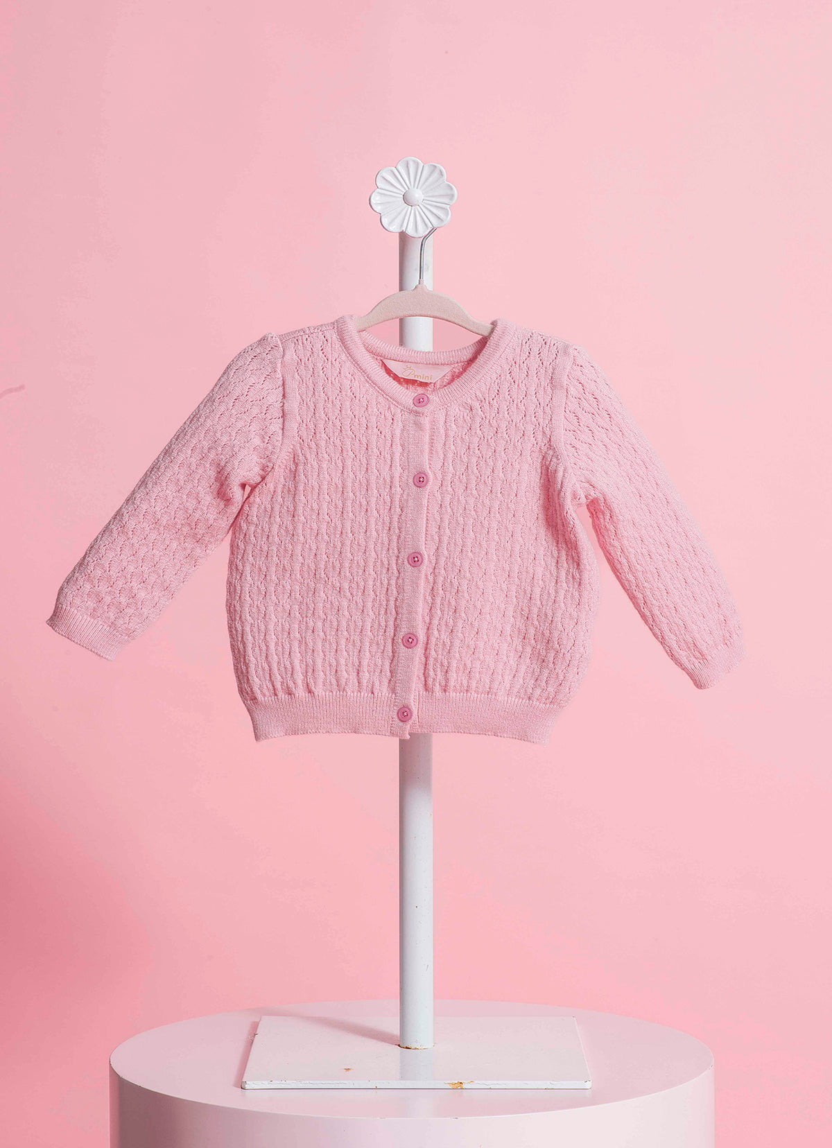 Casaqueto Tricot Pontinhos Pmini