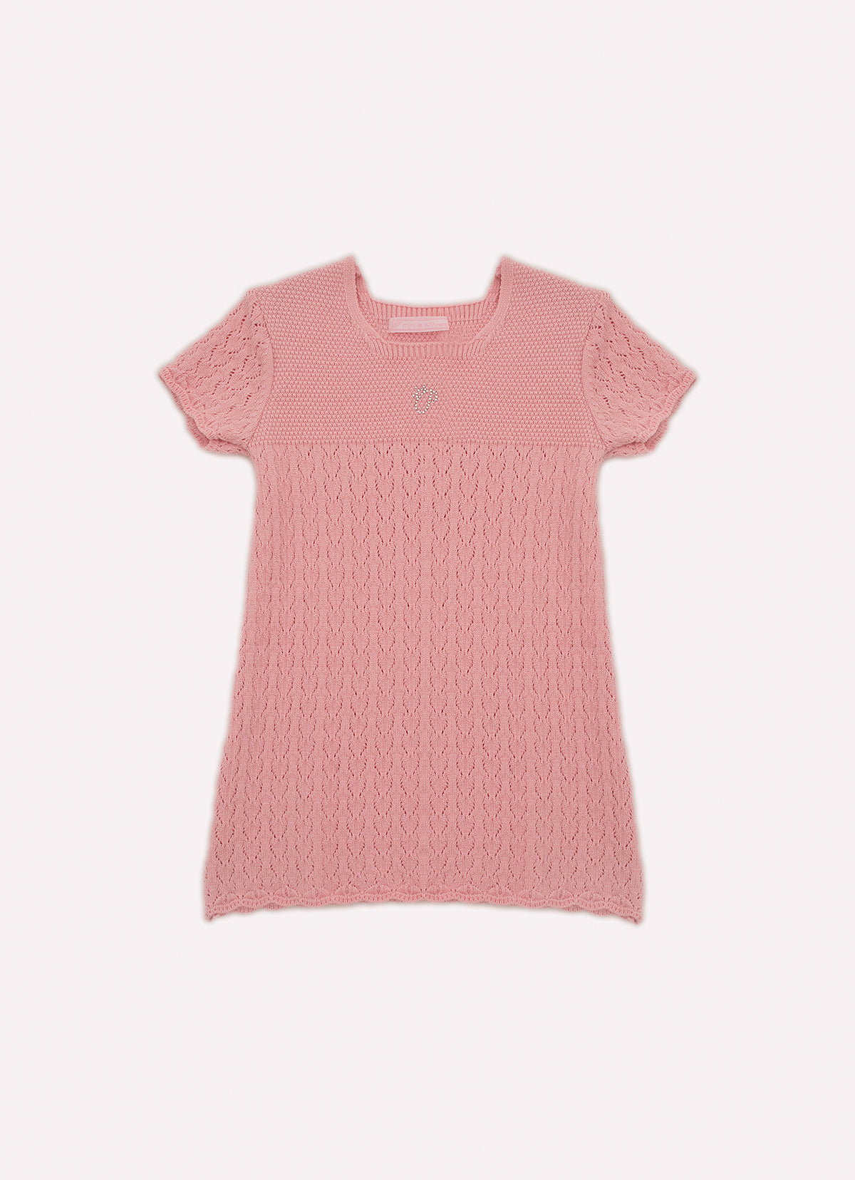 Vestido Tricot Pontinhos P Cristal