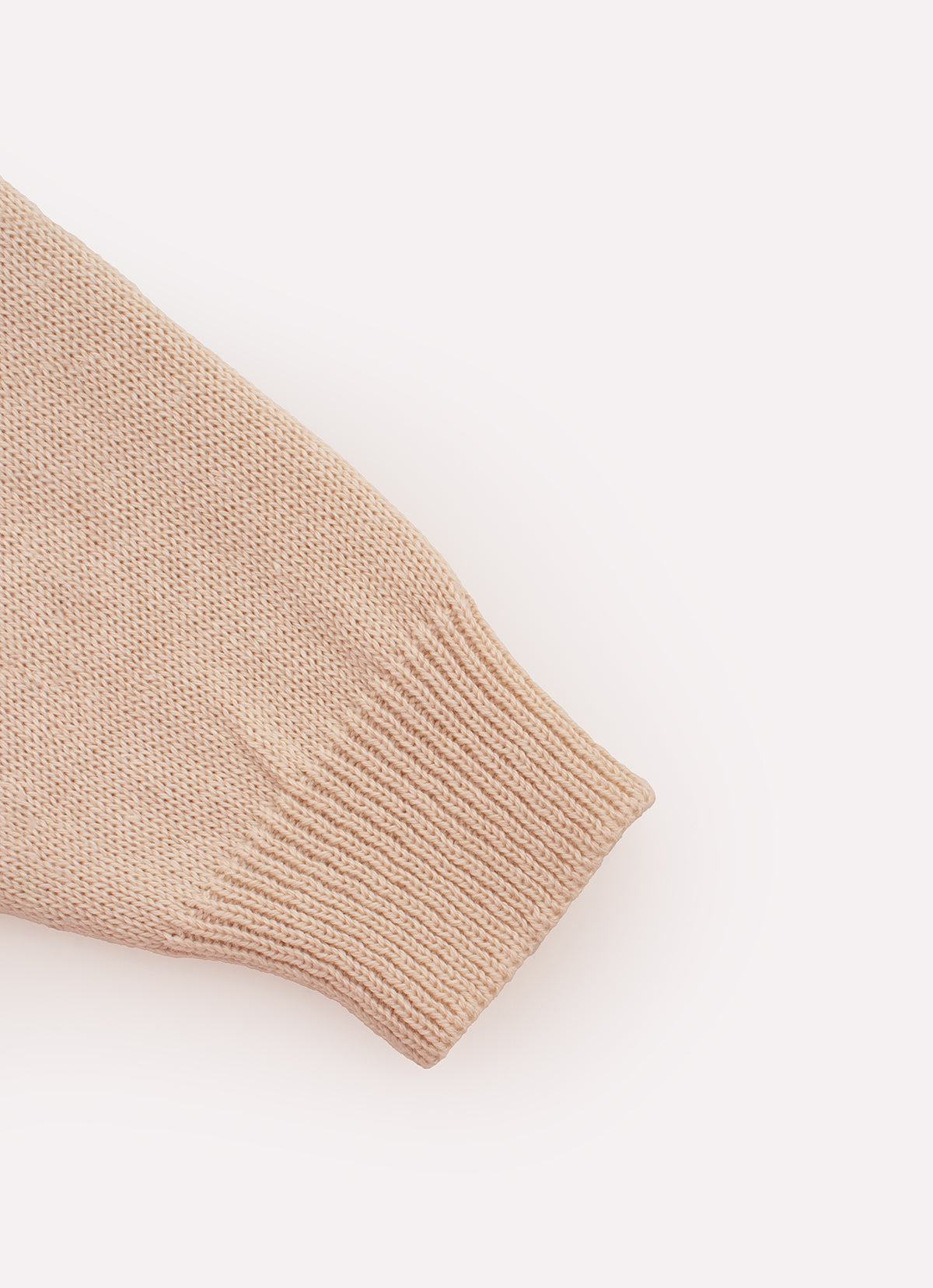 Casaqueto Tricot Mini Corações Cristal