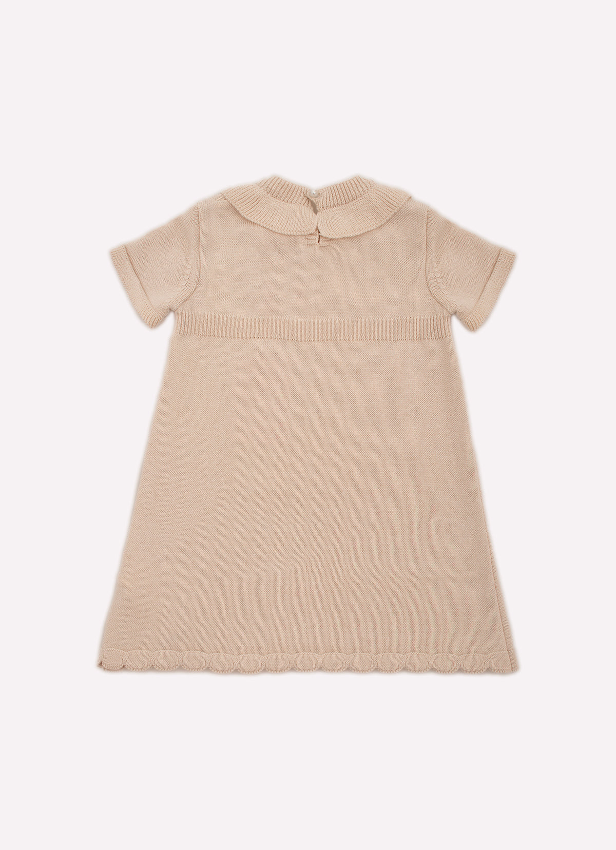 Vestido Tricot Mini Corações Cristal