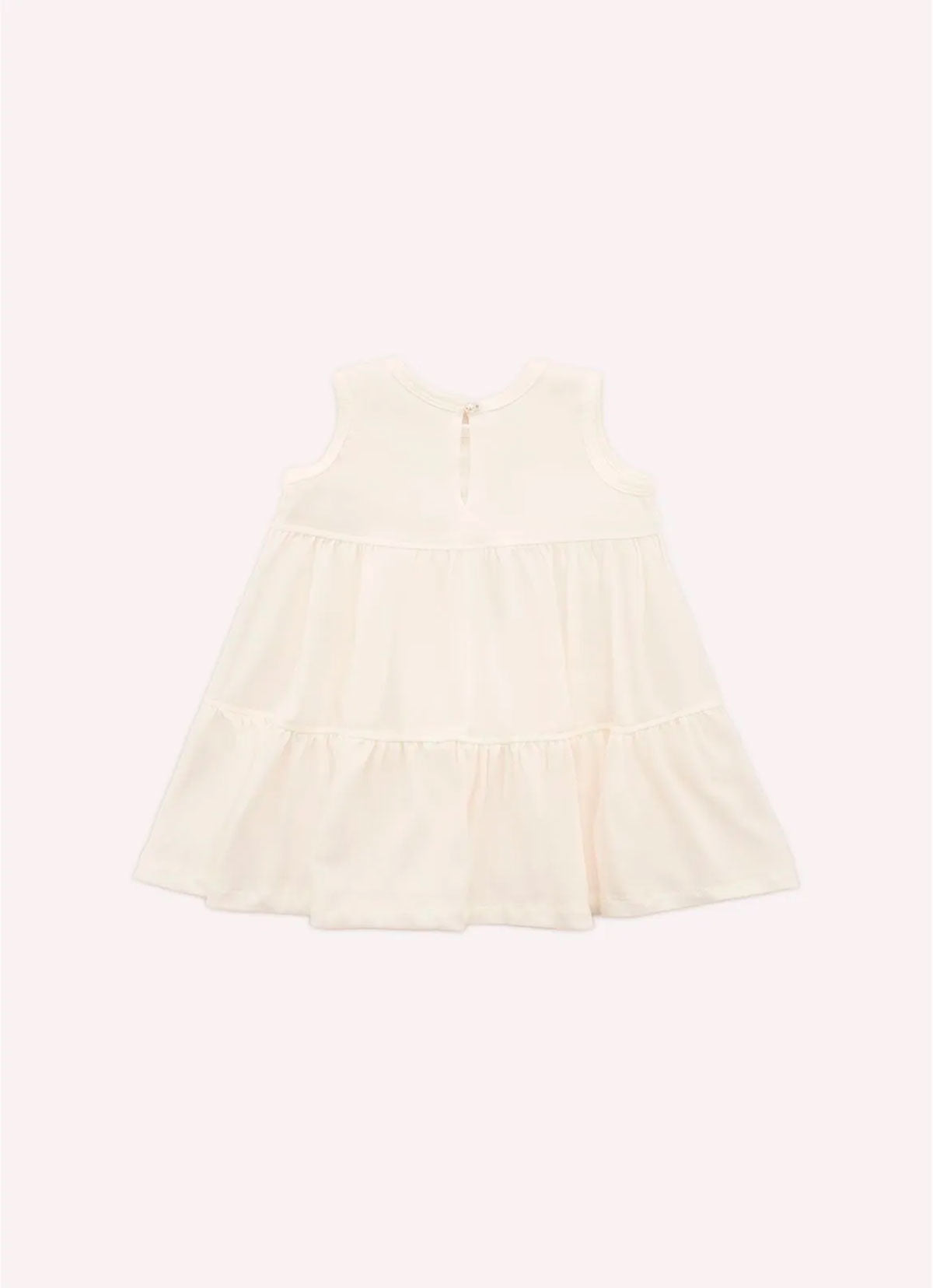 Vestido Cotton Pima Babados Com Calcinha