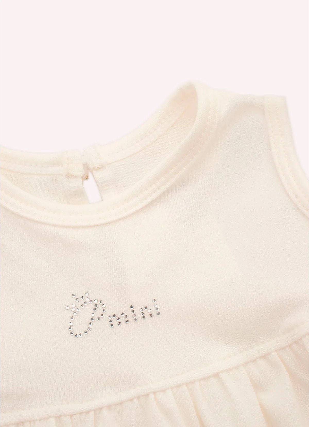 Vestido Cotton Pima Babados Com Calcinha