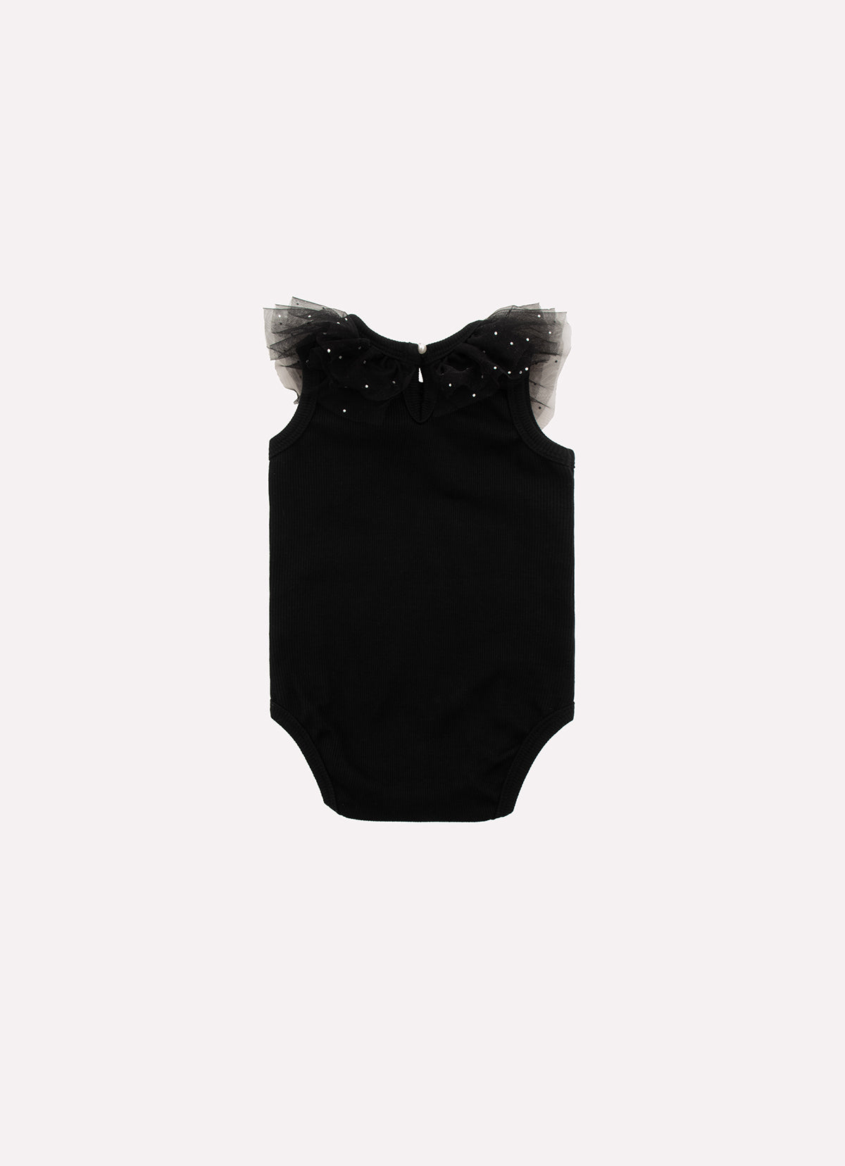 Body Ribana Gola Tule Cristais Pmini