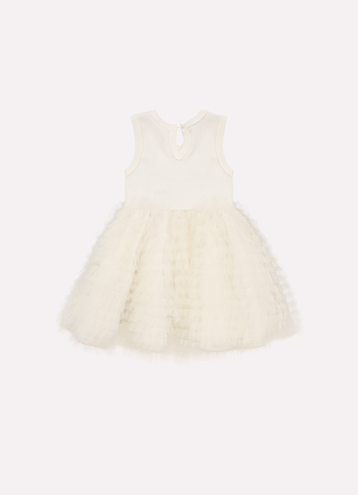 Vestido Ribana Princesa Frufru Tule Laço Cristal Com Calcinha