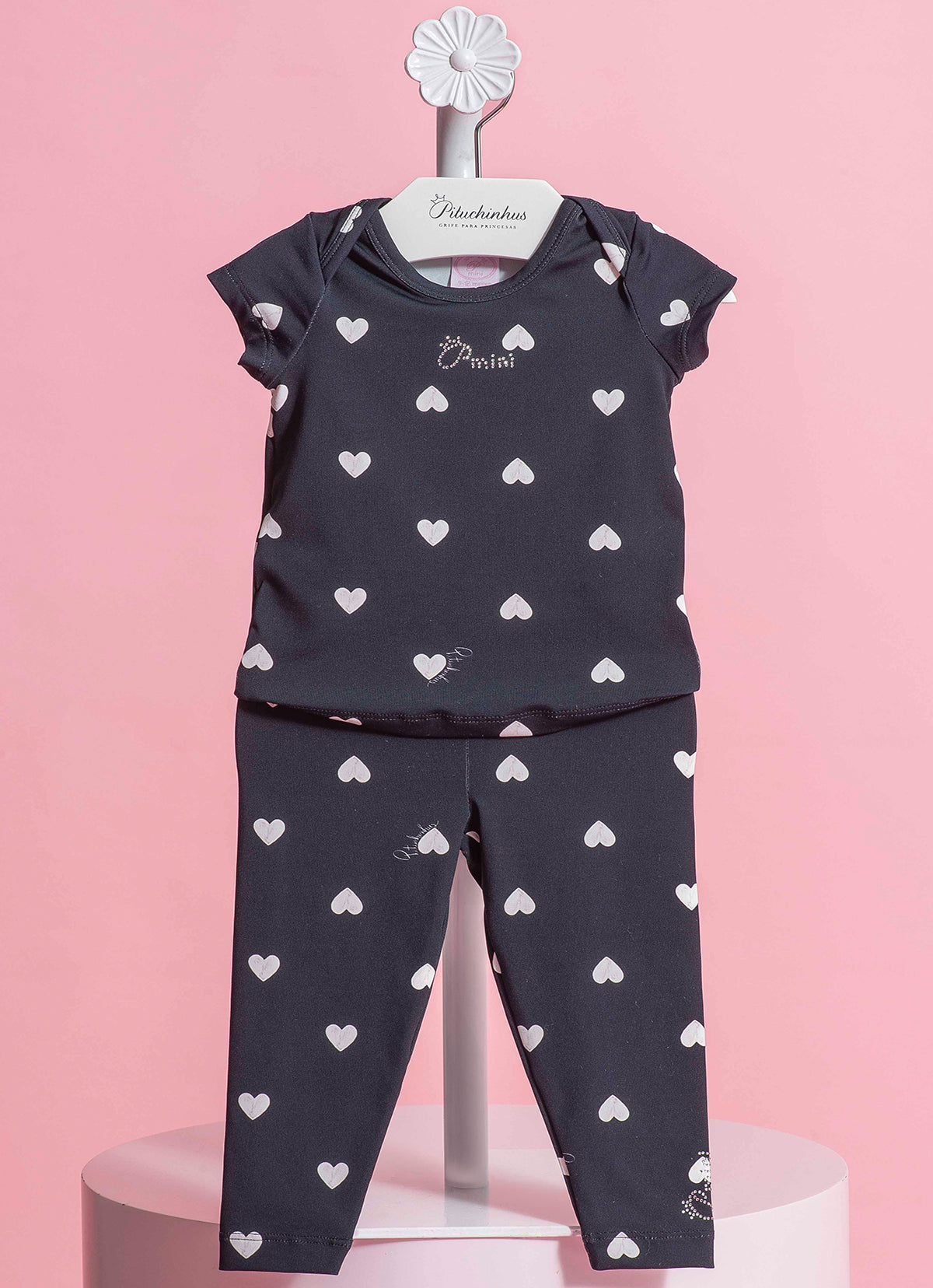 Conjunto Blusa e Legging Light Estampado Pmini