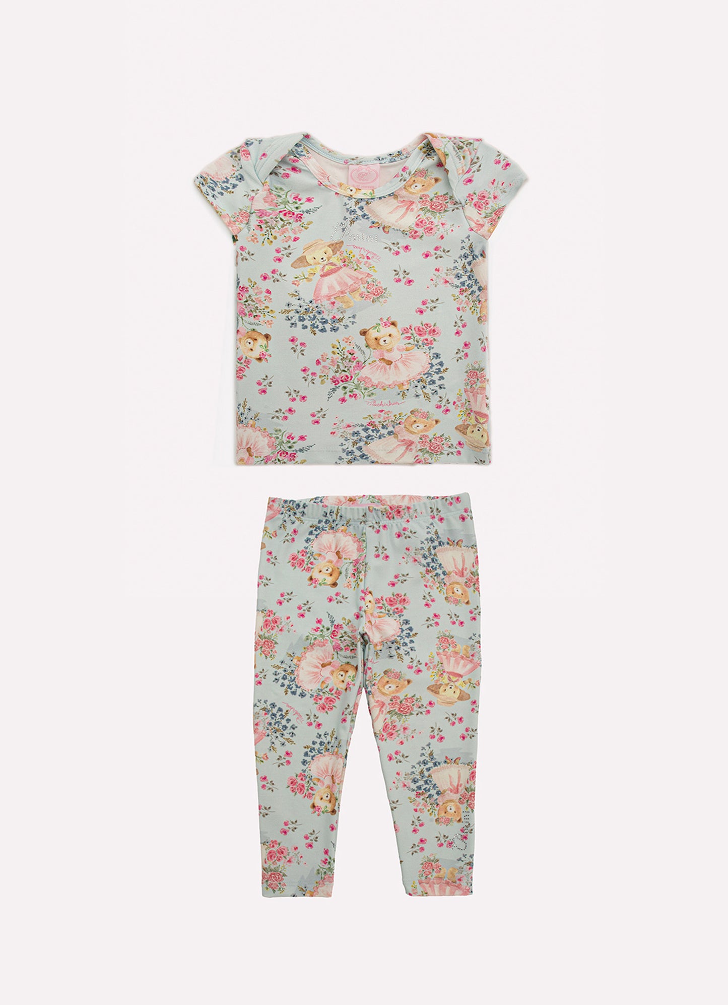 Conjunto Blusa e Legging Light Estampado Pmini