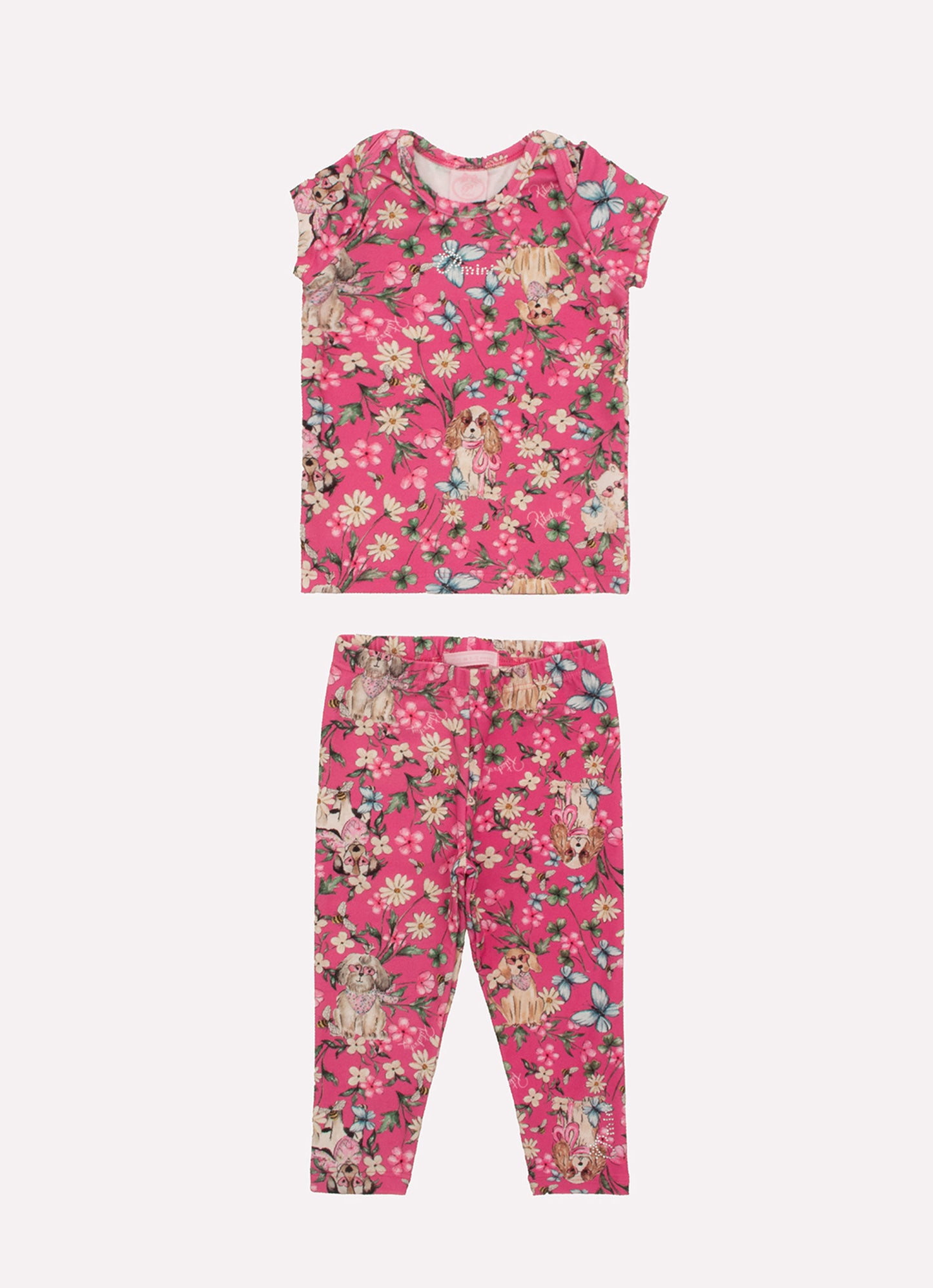 Conjunto Blusa e Legging Light Estampado Pmini