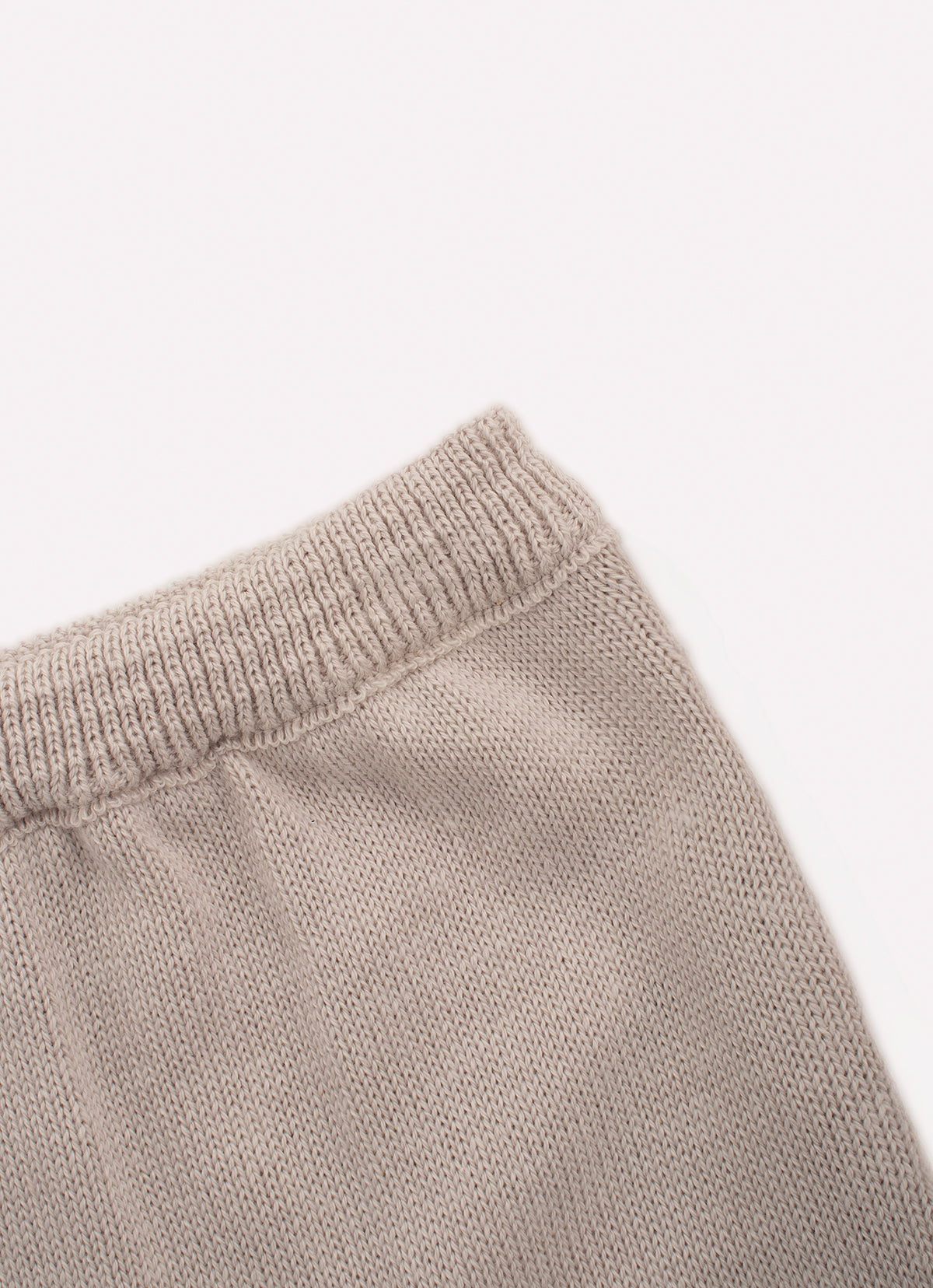 Conjunto Tricot Blusa Listrada e Calça Cachorrinho Costas