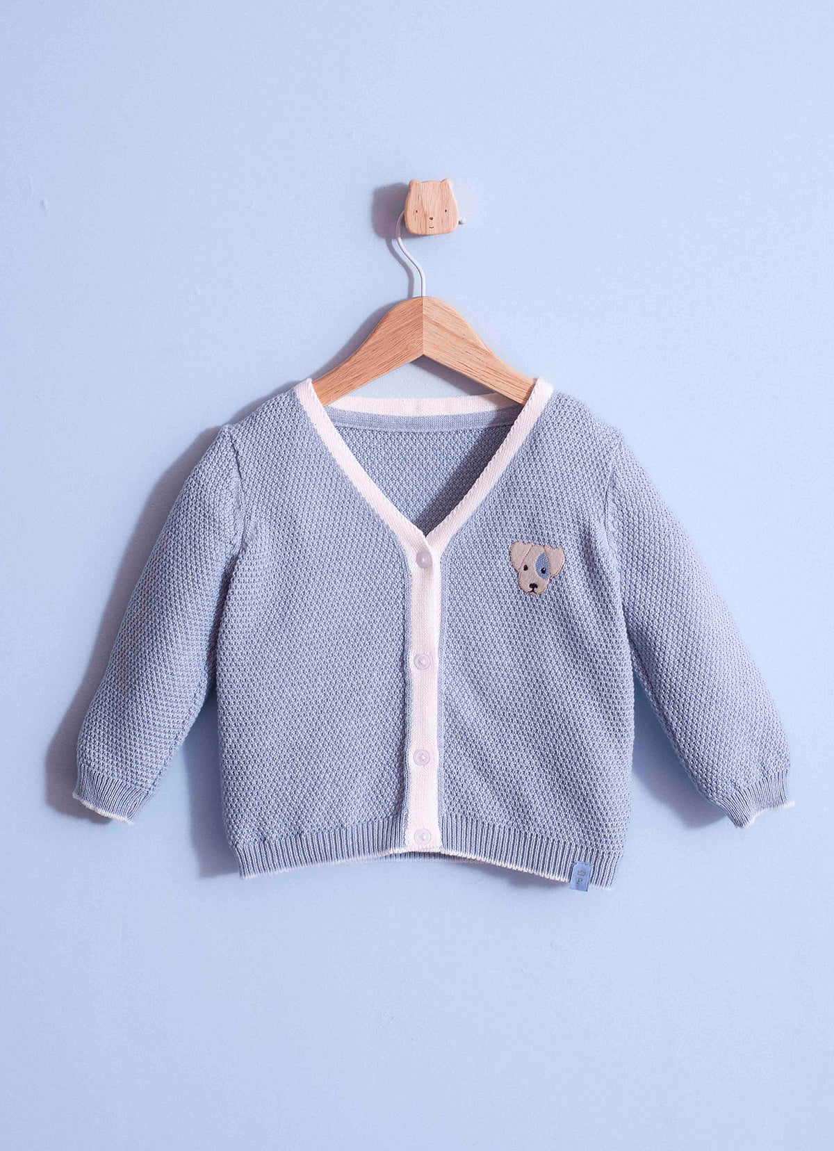 Casaco Tricot Ponto Texturizado For Boys