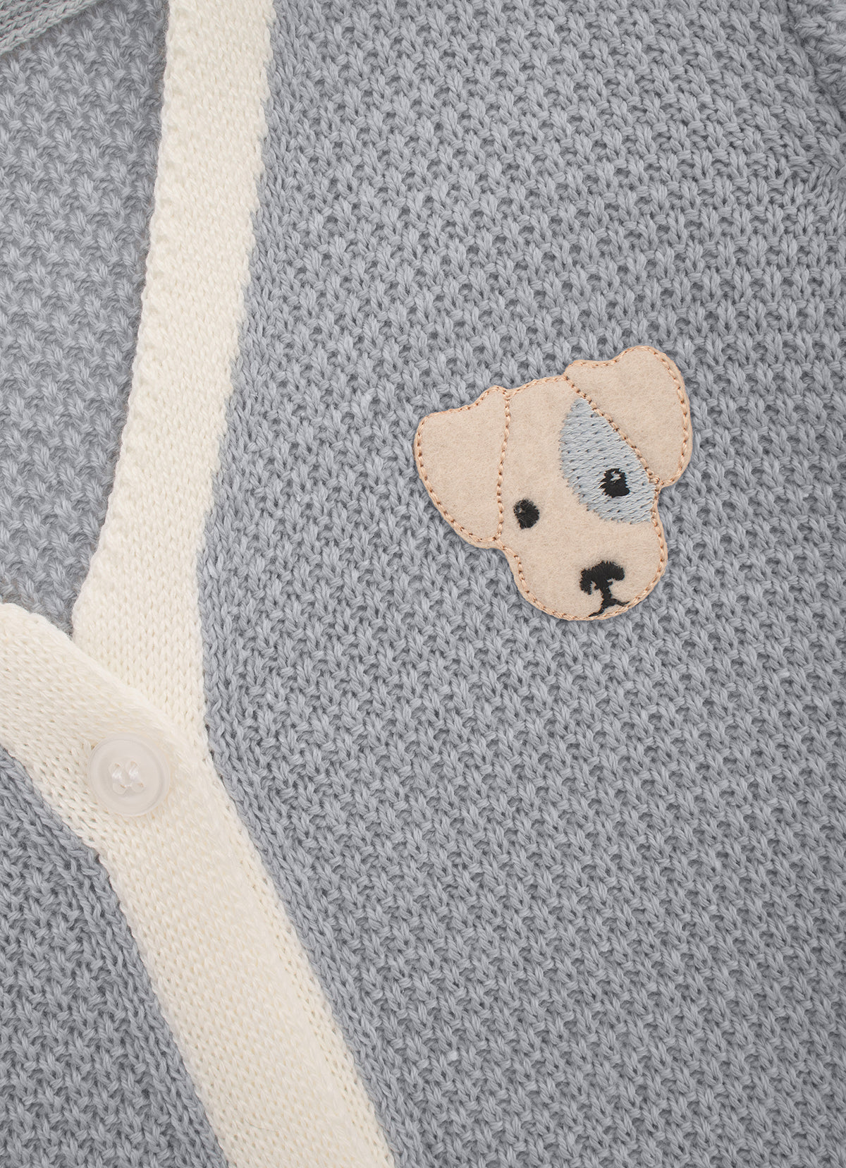 Casaco Tricot Ponto Texturizado For Boys