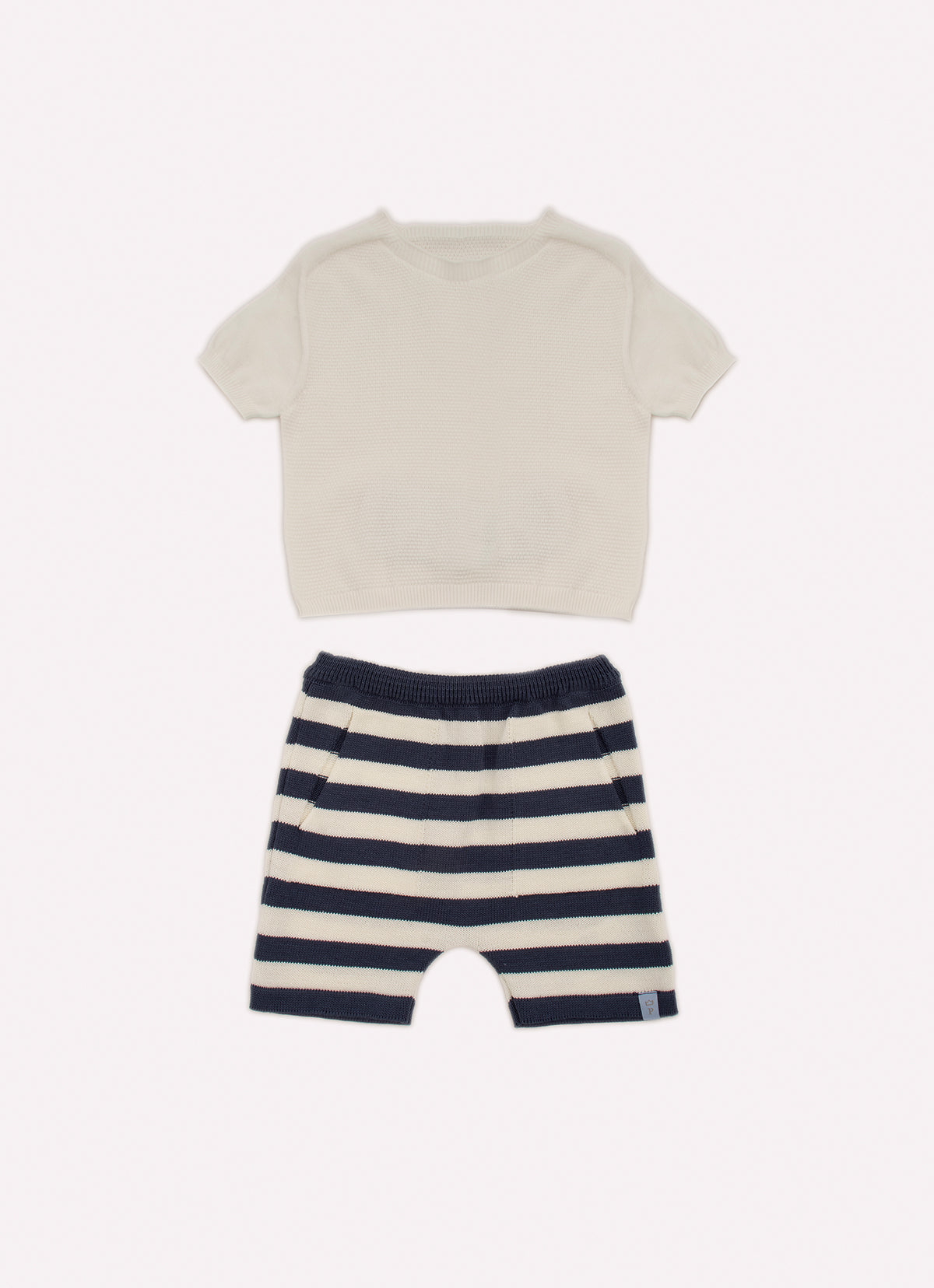 Conjunto Blusa Cotton Pima Bolso e Bermuda Moletom Cachorrinhos