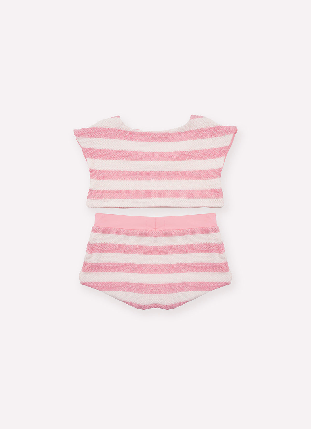 Conjunto Tricot Top e Calcinha Listras Resort