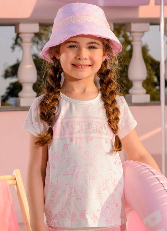Blusa Cotton Toil Pituchinhus Resort Blusa Cotton Toil Pituchinhus Resort