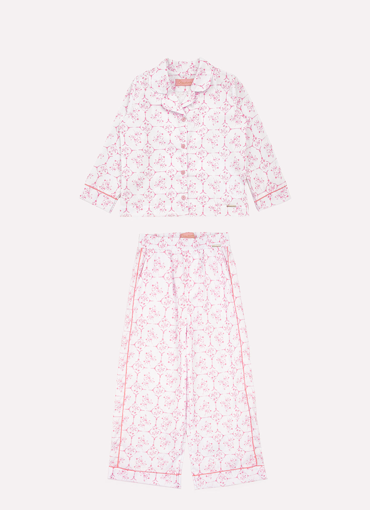 Conjunto Camisa e Calça Algodão Estampa Toil Resort