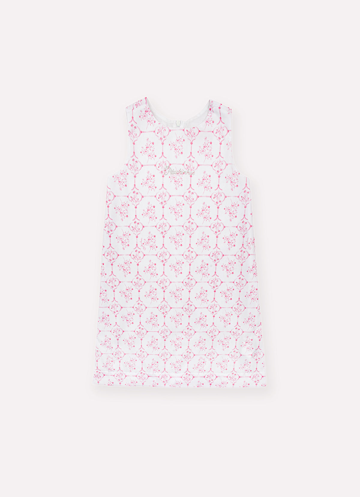Vestido Algodão Estampado Resort