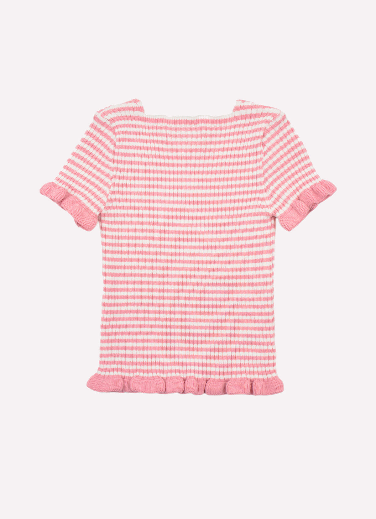 Blusa Tricot Mini Listras Babadinhos