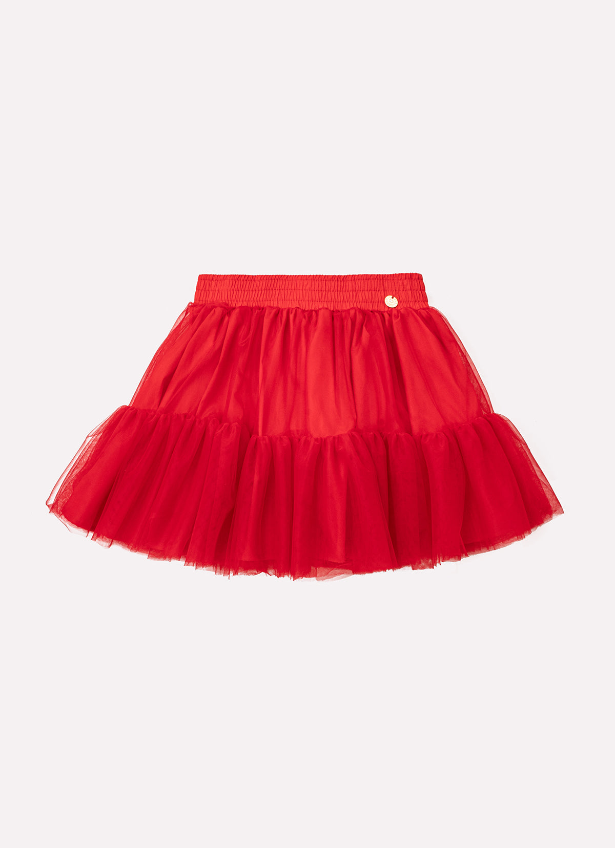 Conjunto Cropped Ribana Flor e Saia Babado Natal