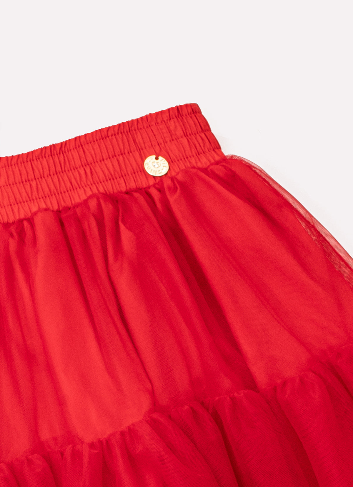 Conjunto Cropped Ribana Flor e Saia Babado Natal