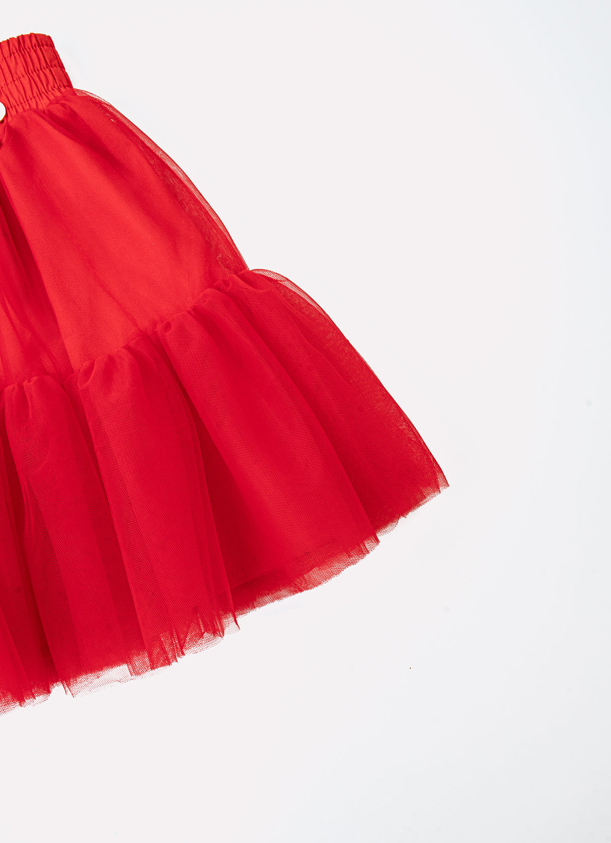 Conjunto Cropped Ribana Flor e Saia Babado Natal