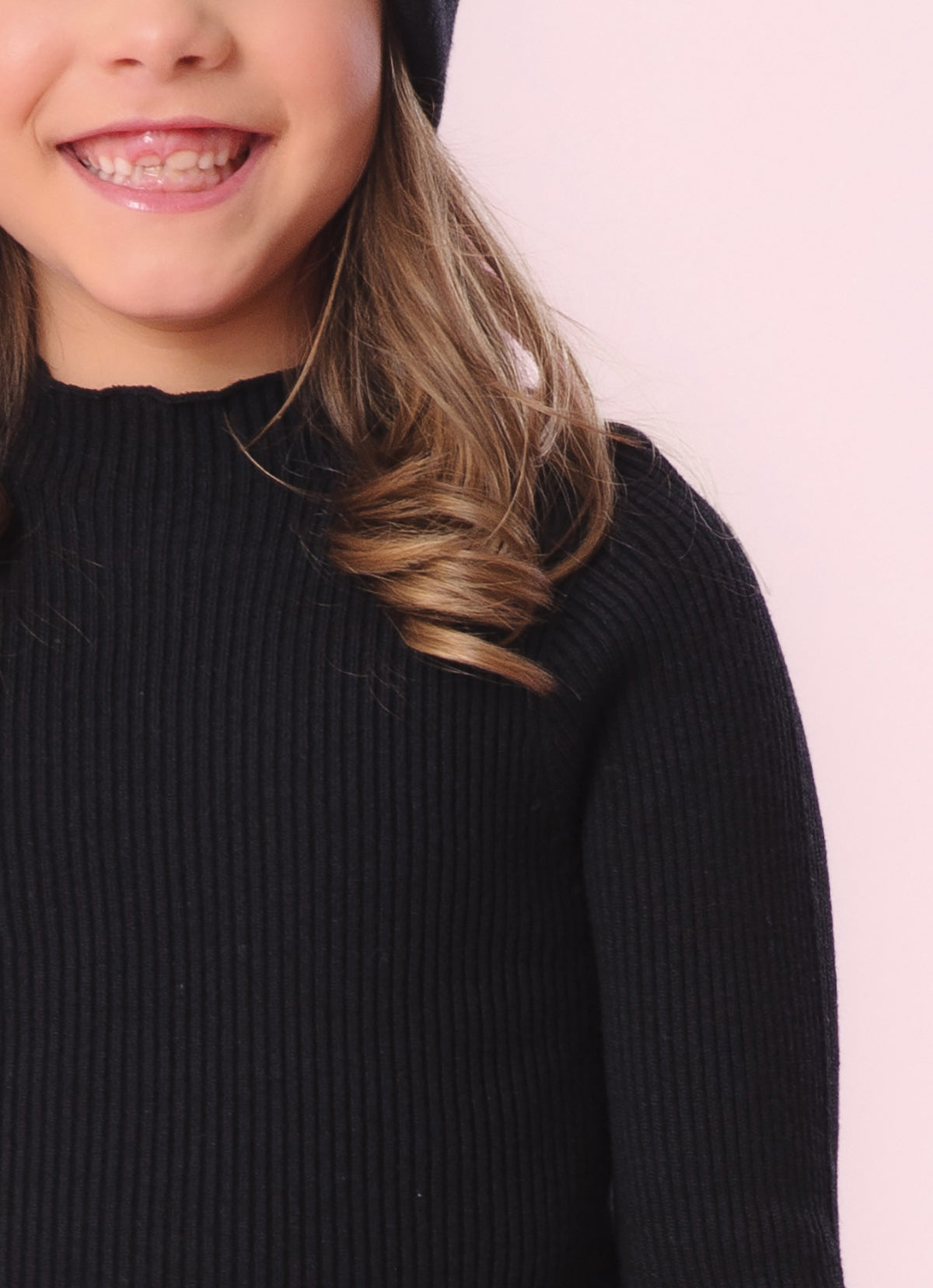 Blusa Tricot Canelada Sem Costura P Cristal