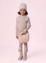 Blusa Tricot Canelada Sem Costura P Cristal