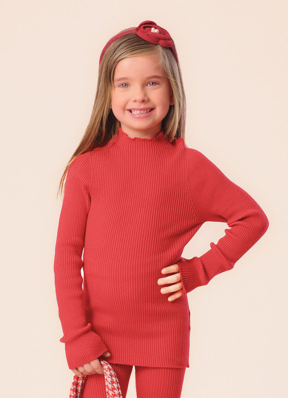 Blusa Tricot Canelada Sem Costura P Cristal