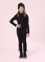 Legging Tricot Canelada Sem Costura