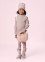 Legging Tricot Canelada Sem Costura