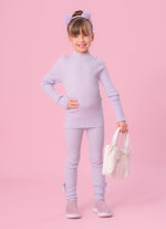 Legging Tricot Canelada Sem Costura