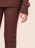 Legging Tricot Canelada Sem Costura