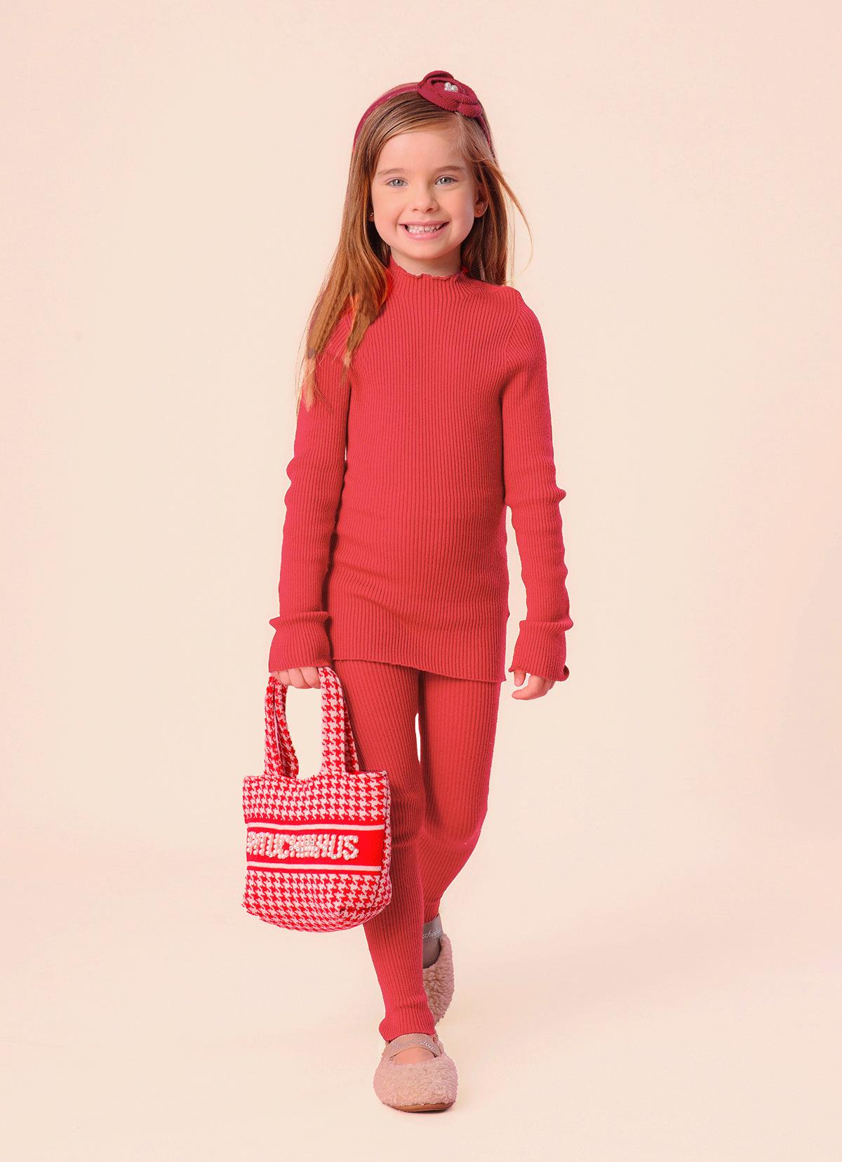 Legging Tricot Canelada Sem Costura