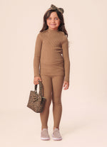 Legging Tricot Canelada Sem Costura