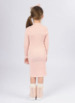 Vestido Tricot Canelado Sem Costura