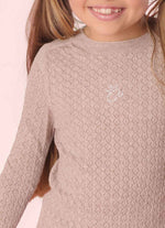 Blusa Tricot Ponto Rendado P Cristal