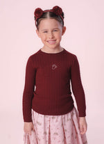 Blusa Tricot Ponto Rendado P Cristal