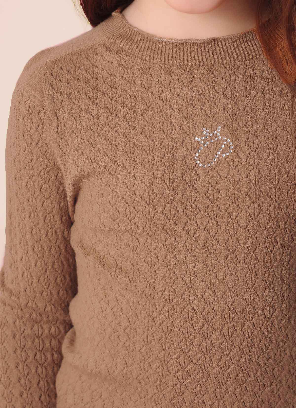 Blusa Tricot Ponto Rendado P Cristal