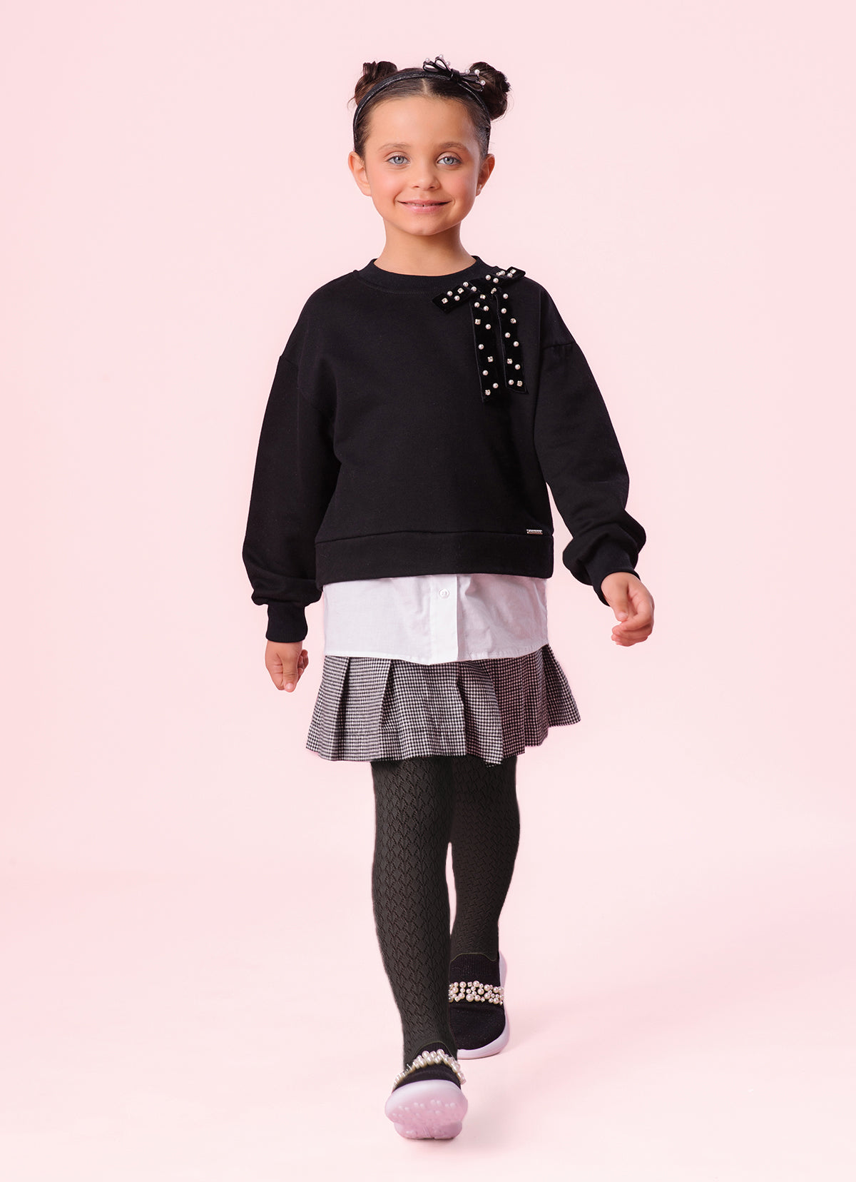 Meia Calça Tricot Ponto Rendado