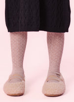 Meia Calça Tricot Ponto Rendado