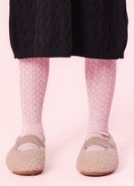 Meia Calça Tricot Ponto Rendado