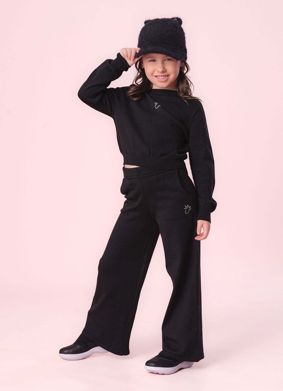 Blusa Tricot Sem Costura Cropped P Cristal