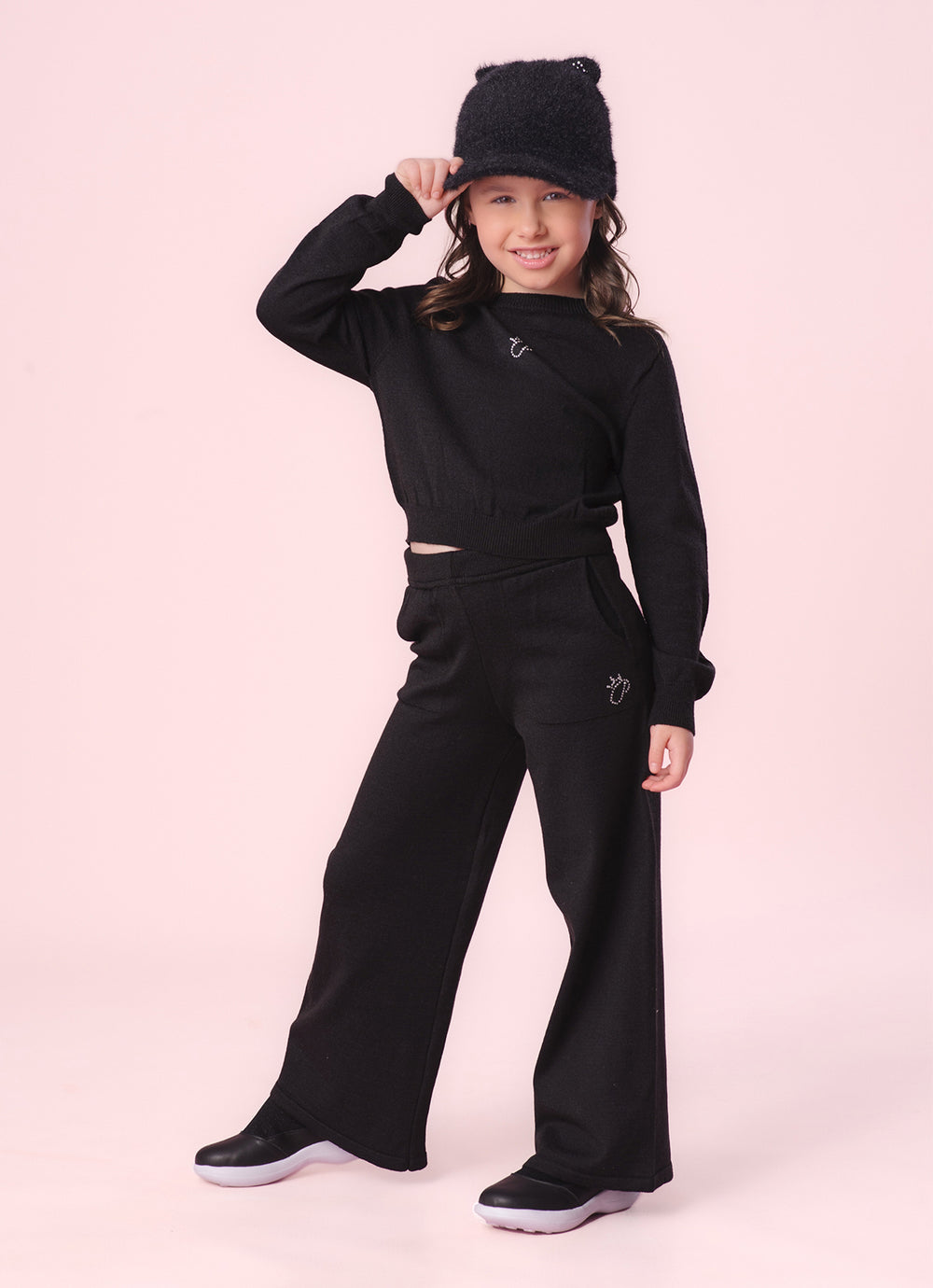 Blusa Tricot Sem Costura Cropped P Cristal