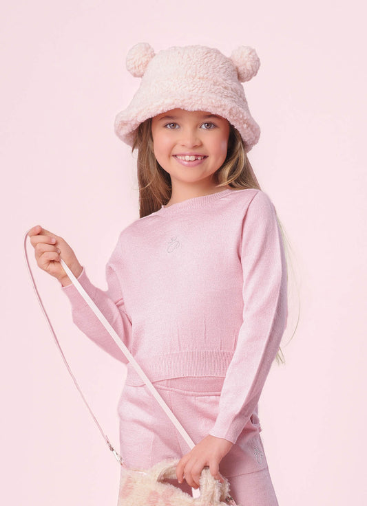 Blusa Tricot Sem Costura Cropped P Cristal Blusa Tricot Sem Costura Cropped P Cristal