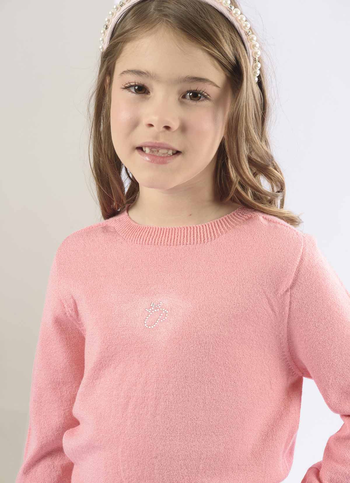 Blusa Tricot Sem Costura Cropped P Cristal