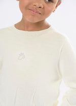 Blusa Tricot Sem Costura Cropped P Cristal