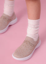 Meia Tricot Cristais