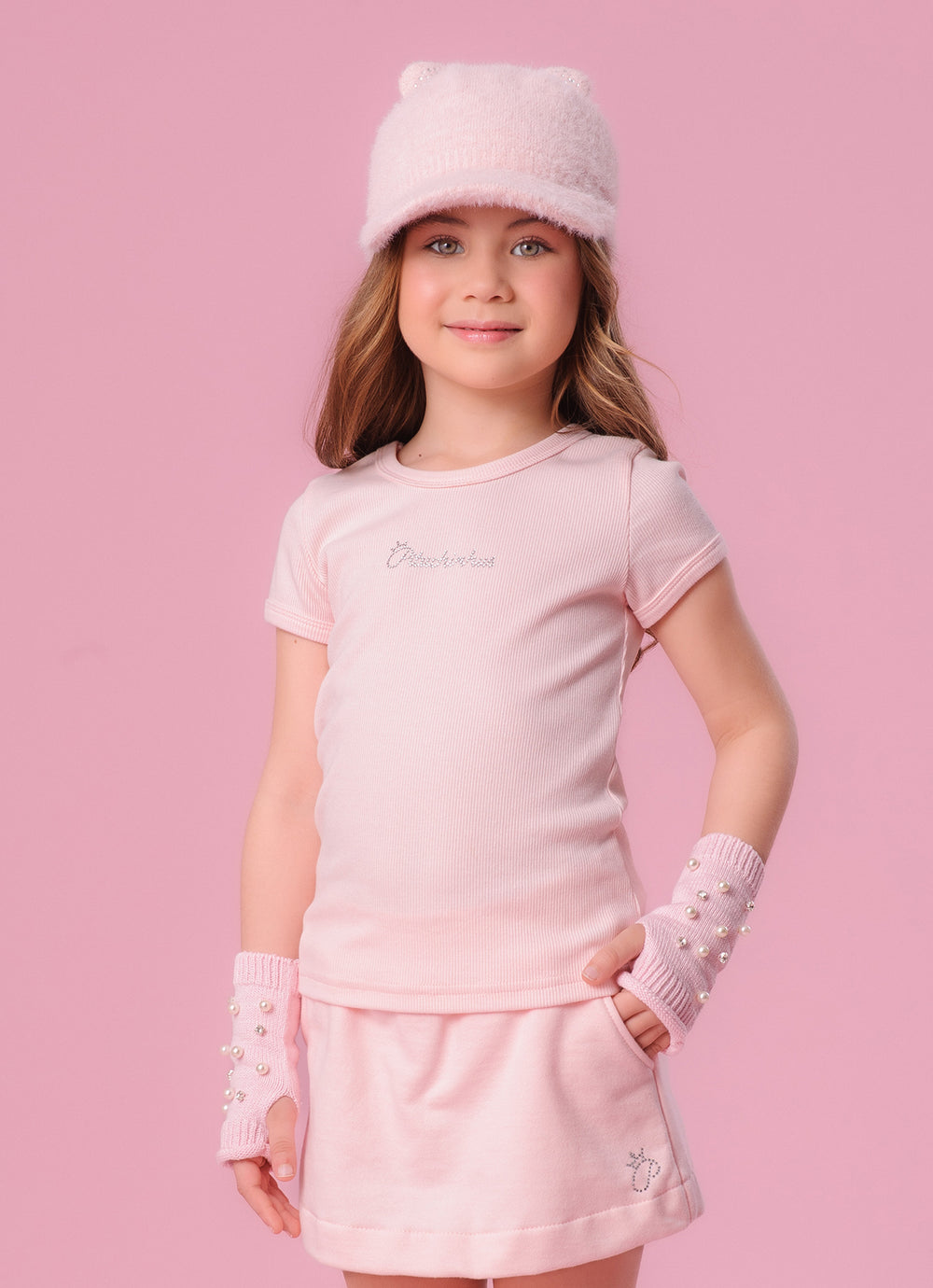 Blusa Ribana Pituchinhus Manga Curta